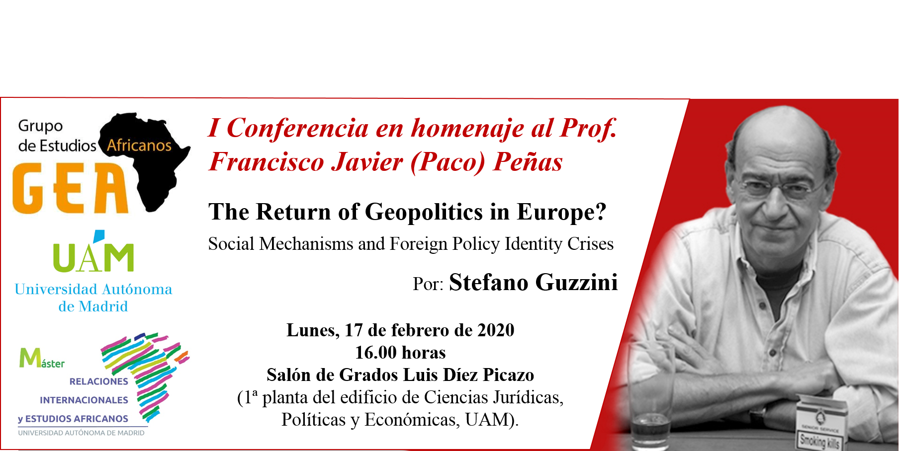 I Conferencia en homenaje a Paco Peñas