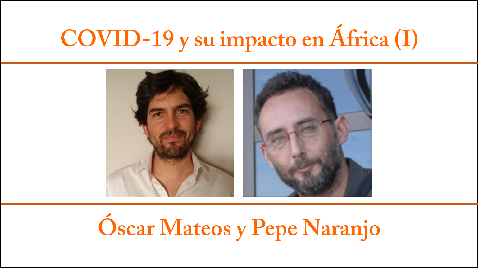 COVID-19 y África (I)