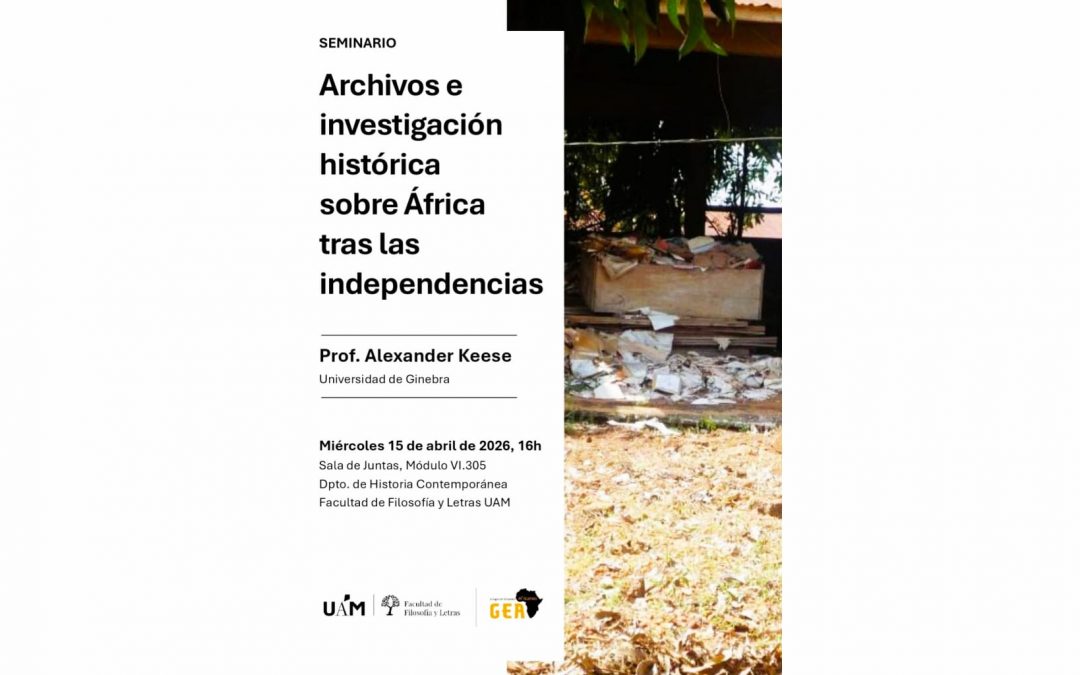 Seminario: Alexander Keese aborda los archivos y la investigación histórica sobre África tras las independencias